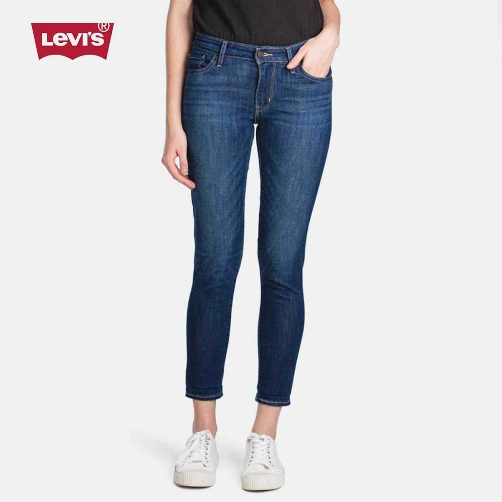 QUẦN JEANS NỮ LỬNG LEVI'S 711 SKINNY 19558-0095