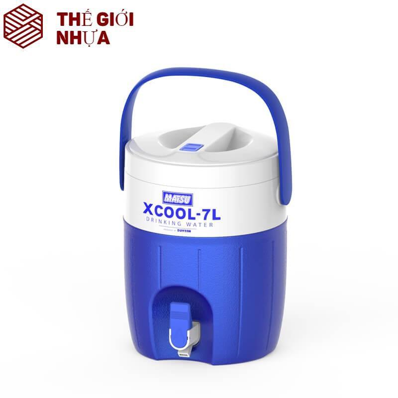 Bình Đá Giữ Nhiệt Xcool 7 Lít nhựa Duy Tân 23.5 x 22 x 29 cm -BÌNH ĐÁ GIỮ NHIỆT giữ lạnh lên đến 36 giờ - chống rơi vỡ