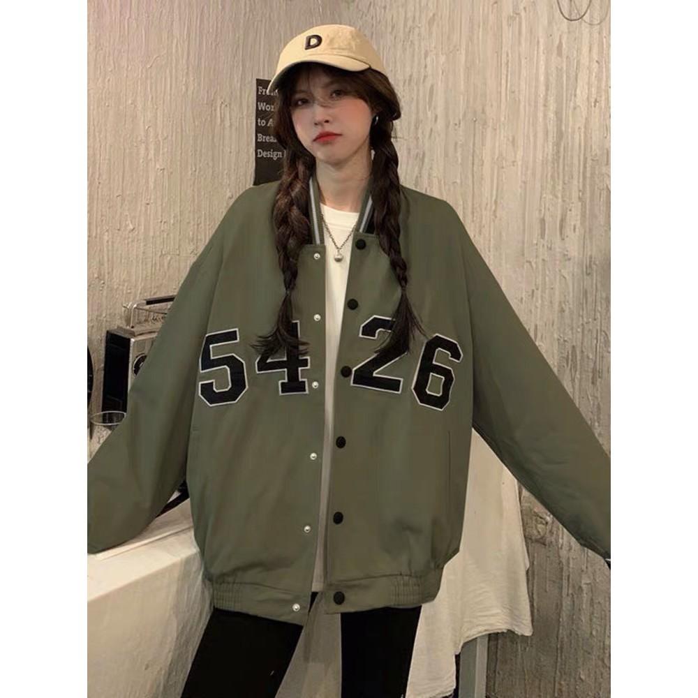 Áo Khoác Bomber Bóng Chày - Áo Khoác Dù Nam Nữ Unisex 5426 3 Màu Có Form Rộng XL Ulzzang KUN