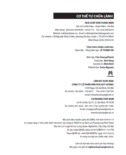 Cơ Thể Tự Chữa Lành