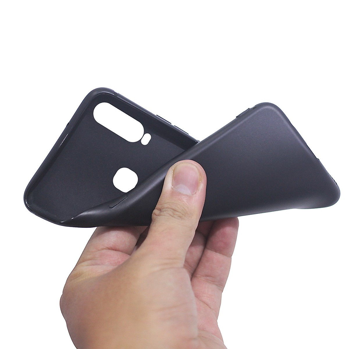 Ốp Lưng Dẻo Mỏng Đen Cho Vivo Y19