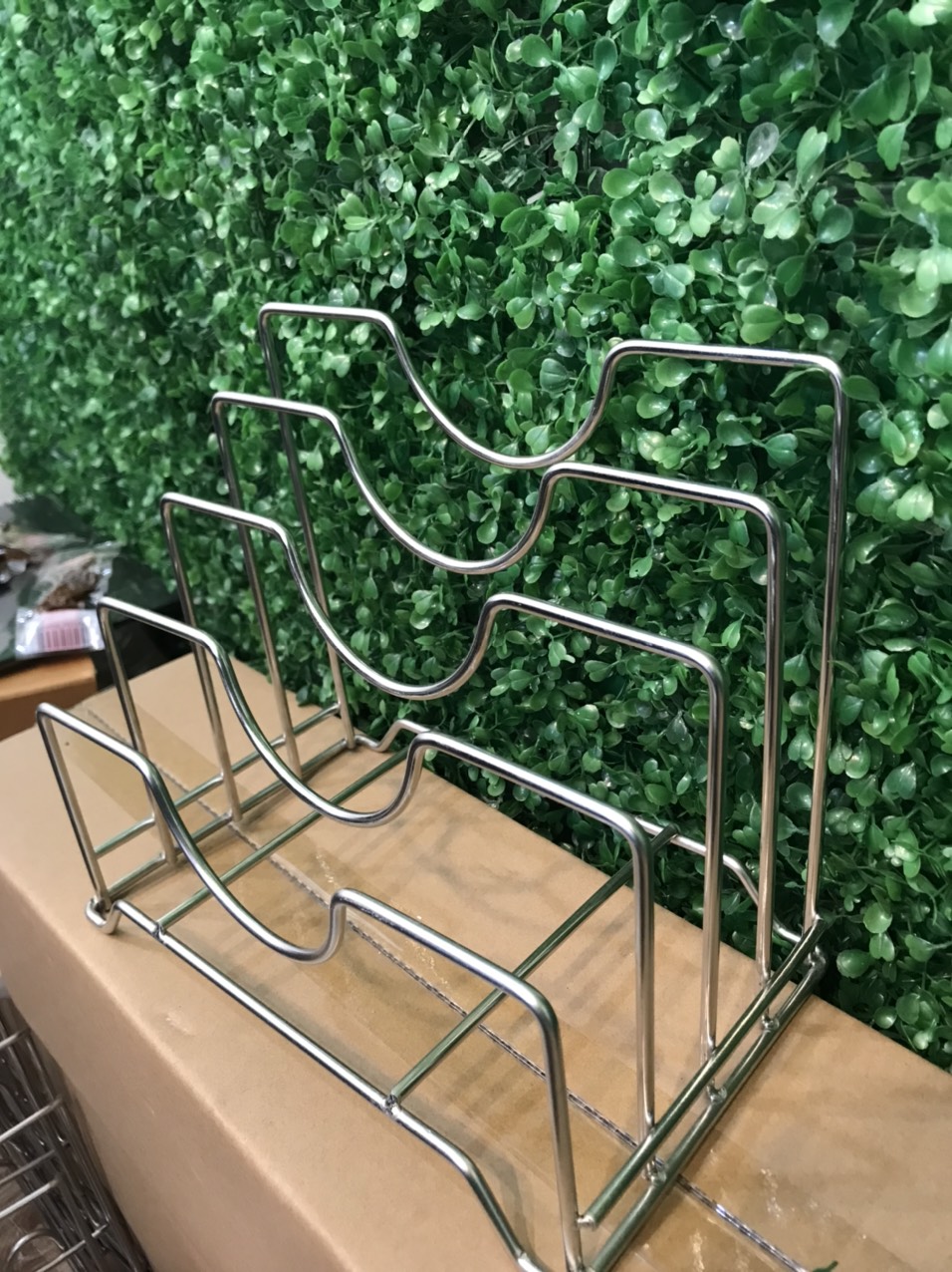SUS304 - Kệ úp vung nồi thớt Inox Cao Cấp