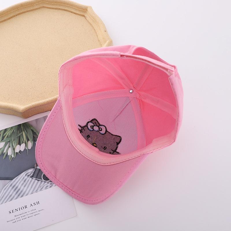 Mũ lưỡi trai cho bé gái từ 2-8 tuổi họa tiết hoạt hình Mèo Kitty cá tính dễ thương PK90