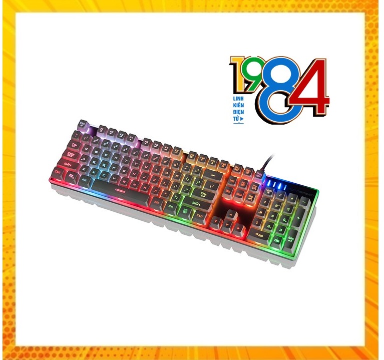 BÀN PHÍM GIẢ CƠ MOTOSPEED K11L Gaming Keyboard có LED RGB - Hàng chính hãng