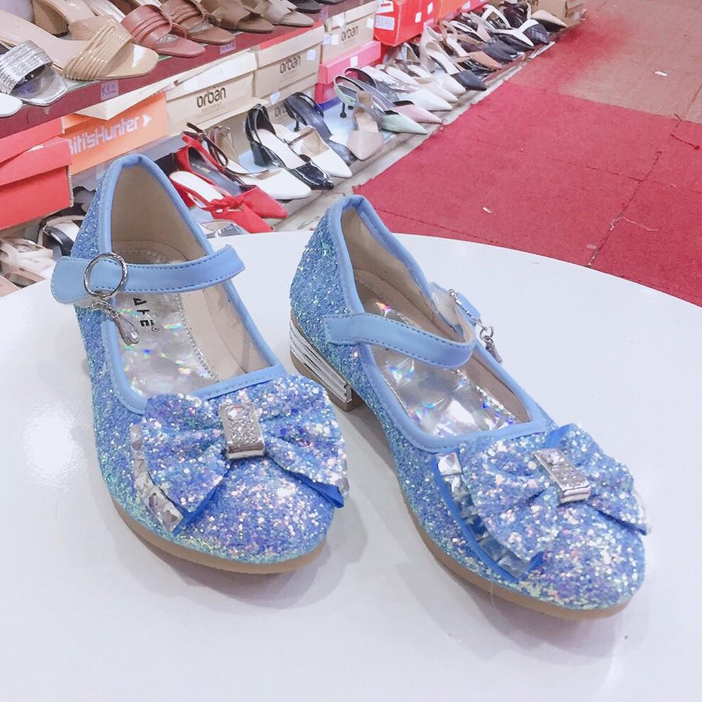 Giày búp bê công chúa kim tuyến siêu dễ thương cho bé 20913
