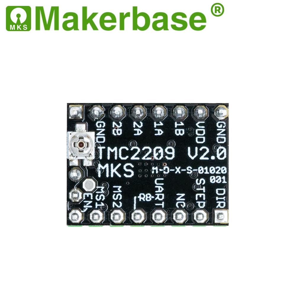MAKERBASE MKS TMC2209 2209 Bước lái xe máy kéo 3D Máy in 3D Phần 2.5A UART ULTRA Im lặng cho SGEN_L GEN_L Robin Nano