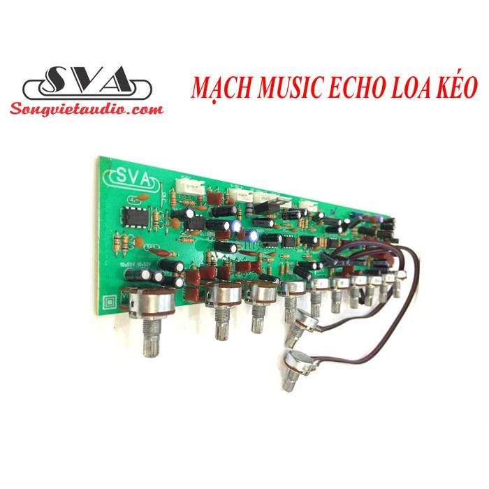 MẠCH MUSIC ECHO DUNG CHO LOA KÉO 2 KÊNH