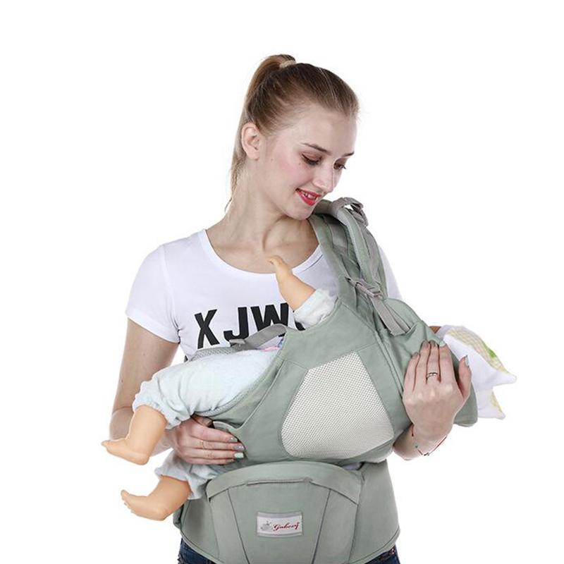 Ergonomic Em Bé Sơ Sinh Kid Cho Bé Hipseat Sling Mặt Trước Kangaroo Quấn Bé Tàu Sân Bay Cho Du Lịch Cho Bé 0-36 tháng
