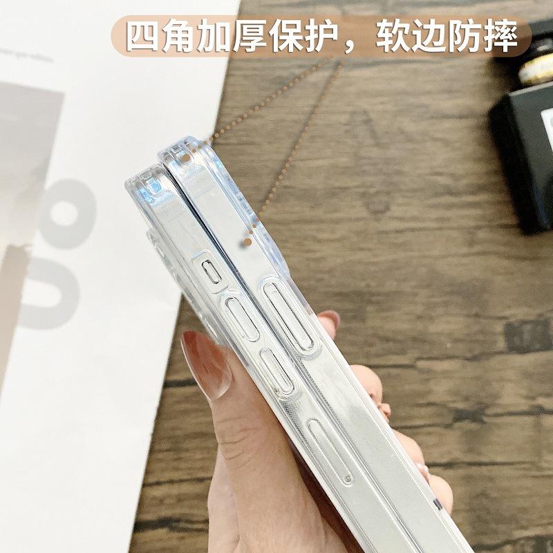 Phong cách đổi màu laser mới nhất phù hợp với vỏ điện thoại di động iPhone13promax Hút từ tính Magsafe vỏ bảo vệ apple 12pro mềm