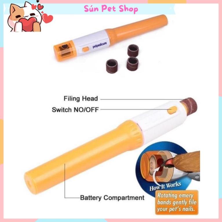 Máy mài móng cho chó mèo chạy bằng pin