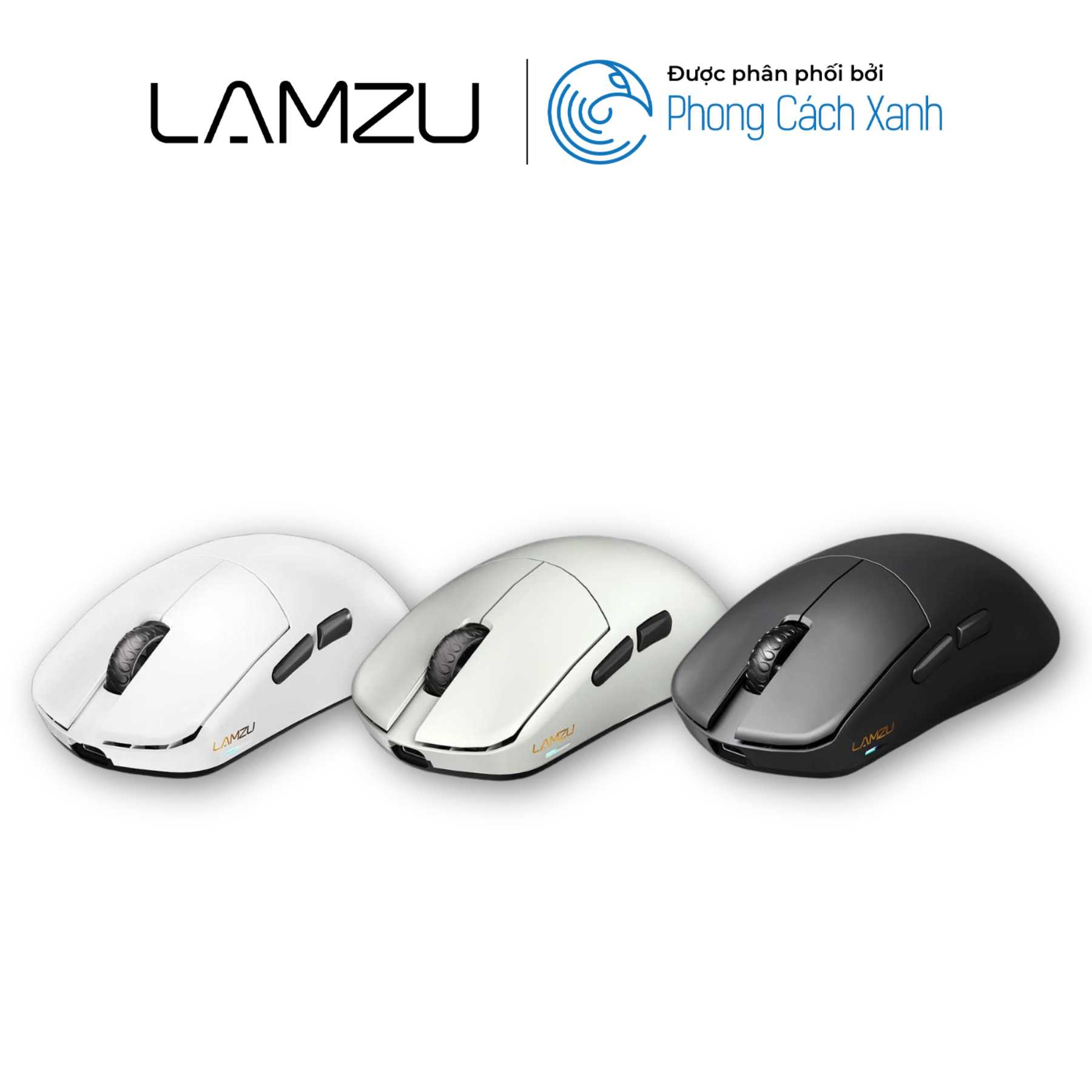Chuột không dây siêu nhẹ Lamzu Maya X - Hỗ trợ 8KHz - Hàng Chính Hãng
