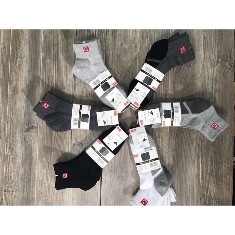Combo 5 Đôi Tất / Vớ Chống Thối Chân - Hàng Cao Cấp Mềm - Mỏng - Êm chân - Kháng khuẩn - Khử mùi - Thấm hút mồ hôi - Chống hôi chân