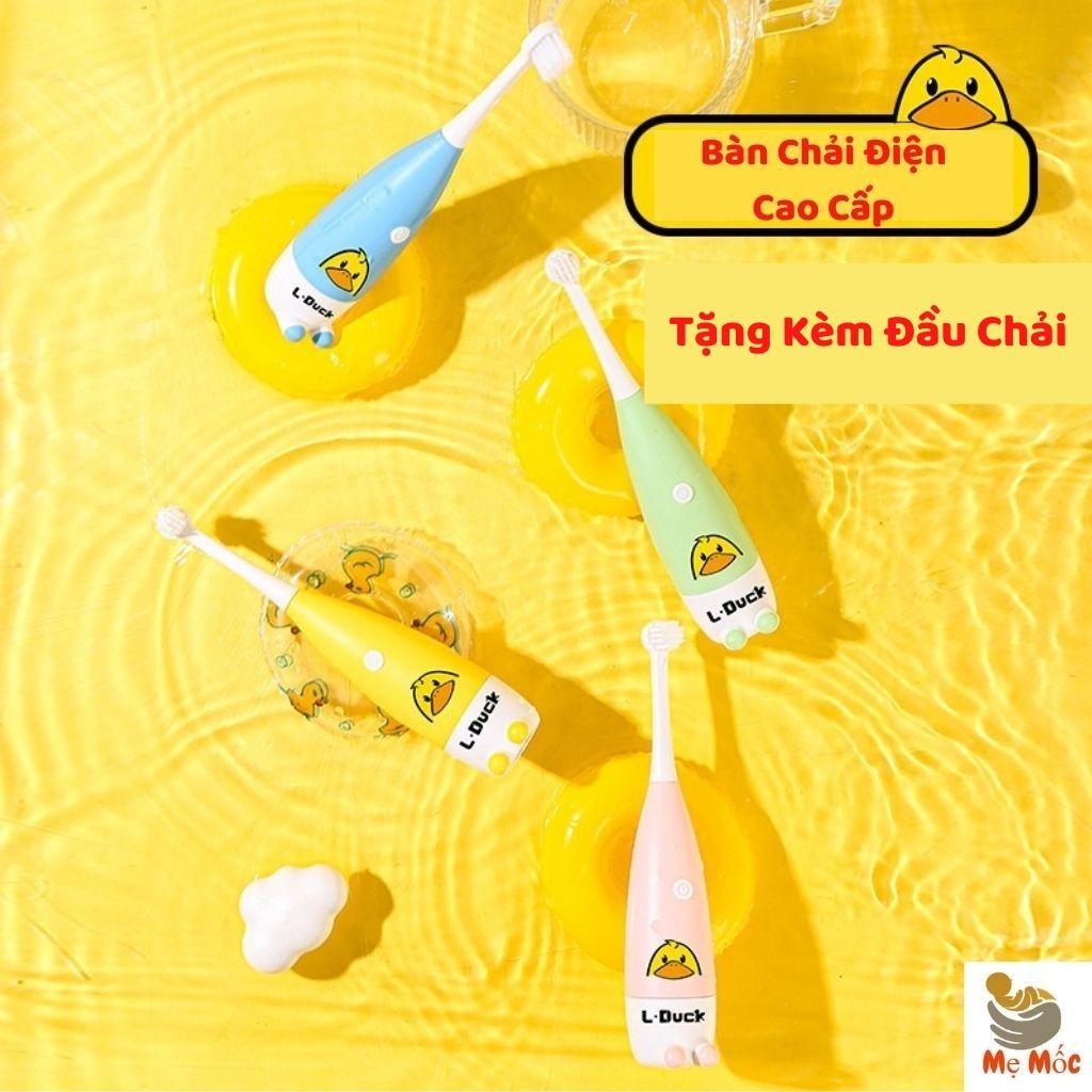 Bàn chải đánh răng tự động cho bé hình chú vịt cao cấp