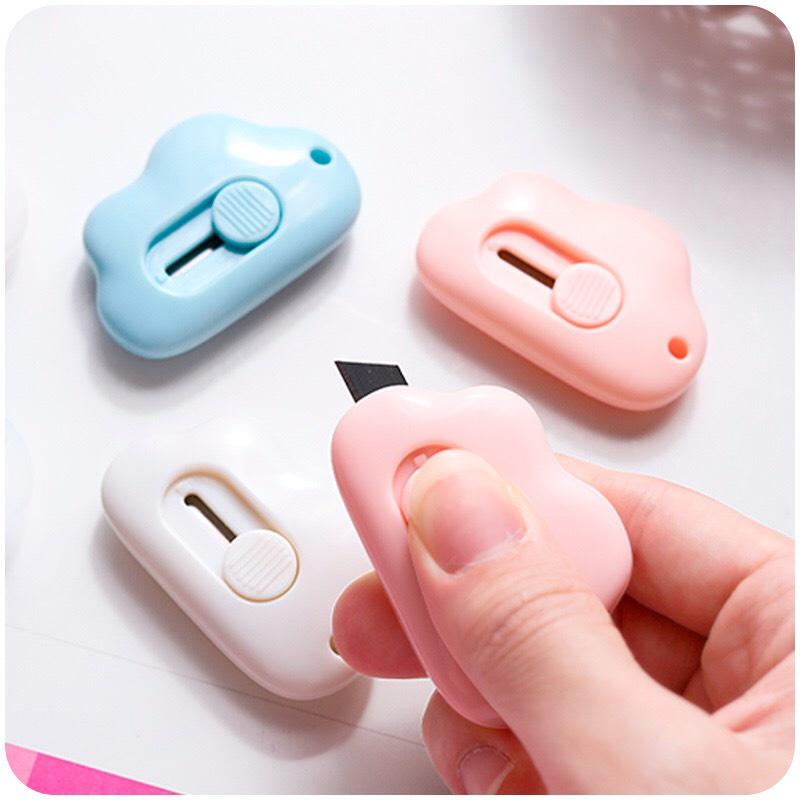 Dao Rọc Giấy Mini, Nhỏ Xinh Hình Đám Mây Cute Dễ Thương LA02