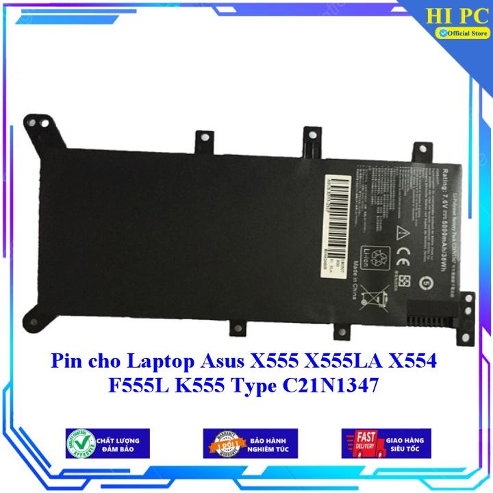 Pin cho Laptop Asus X555 X555LA X554 F555L K555 Type C21N1347 - Hàng Nhập Khẩu