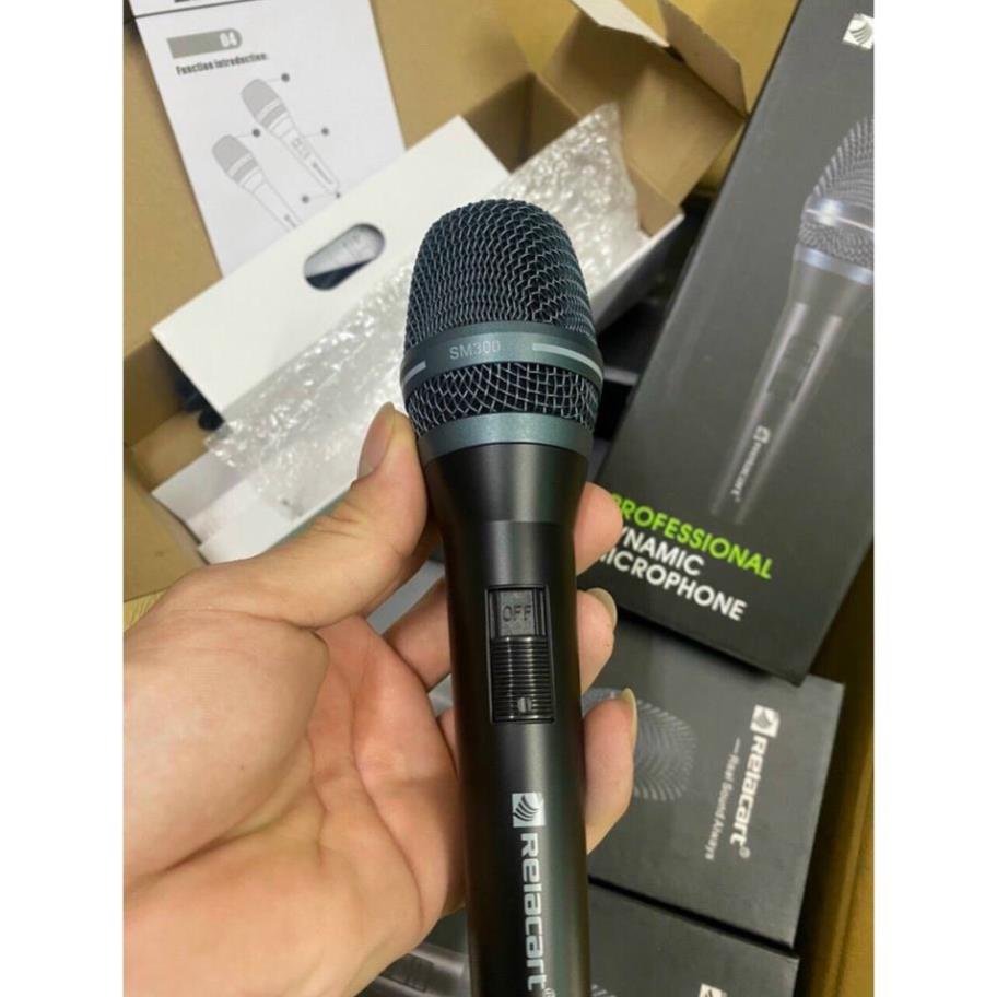Micro Karaoke Relacart SM300P /Relacart SM300 có dây cao cấp