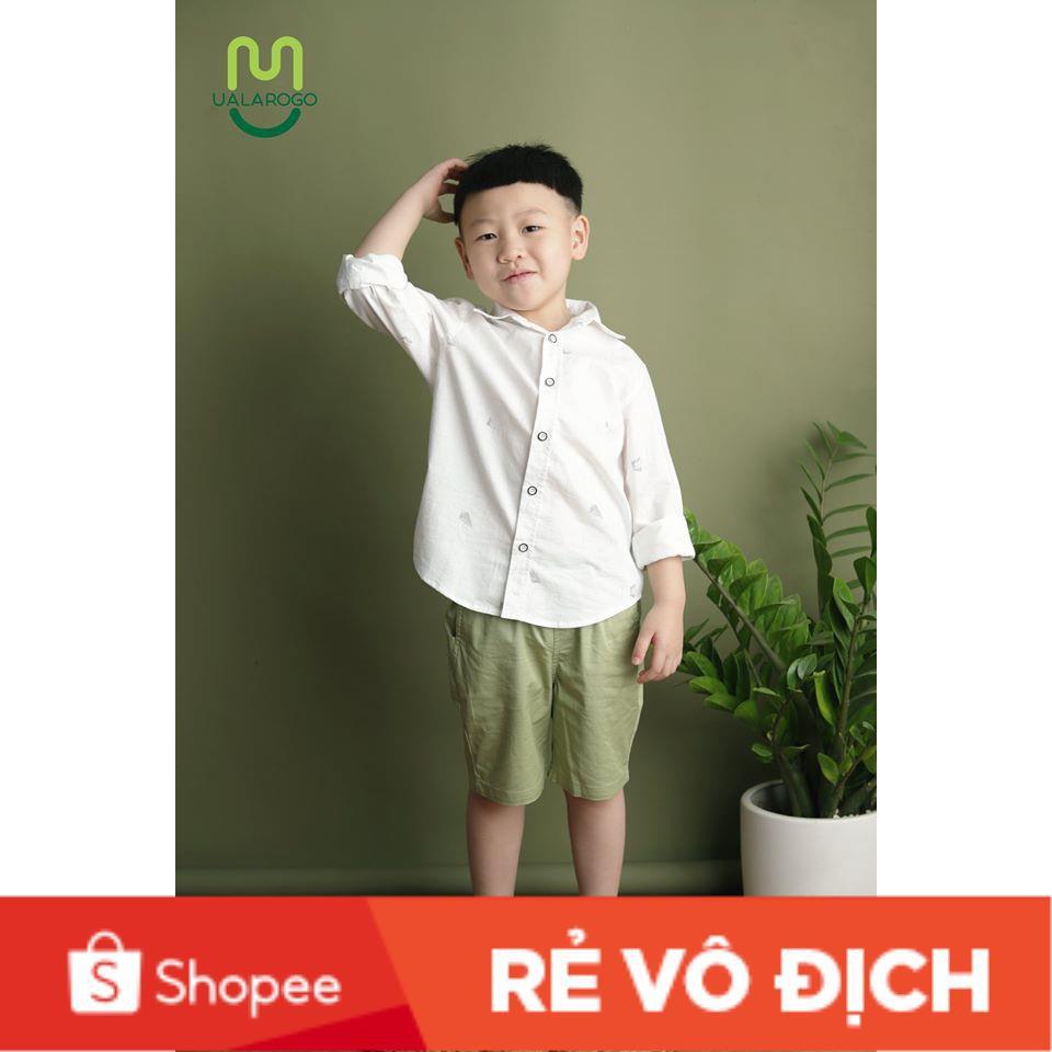 0012 Quần sooc nam kaki/ÁO vải mềm cotton organic Uala Rogo