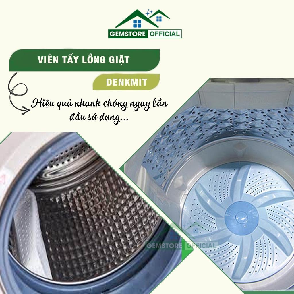 Viên Tẩy Lồng Máy Giặt Denkmit, Tẩy Sạch Cặn Bẩn Trong Lồng Và Gioăng Máy Giặt, An Toàn, Hiệu Quả, Nhập Đức - 1 Viên