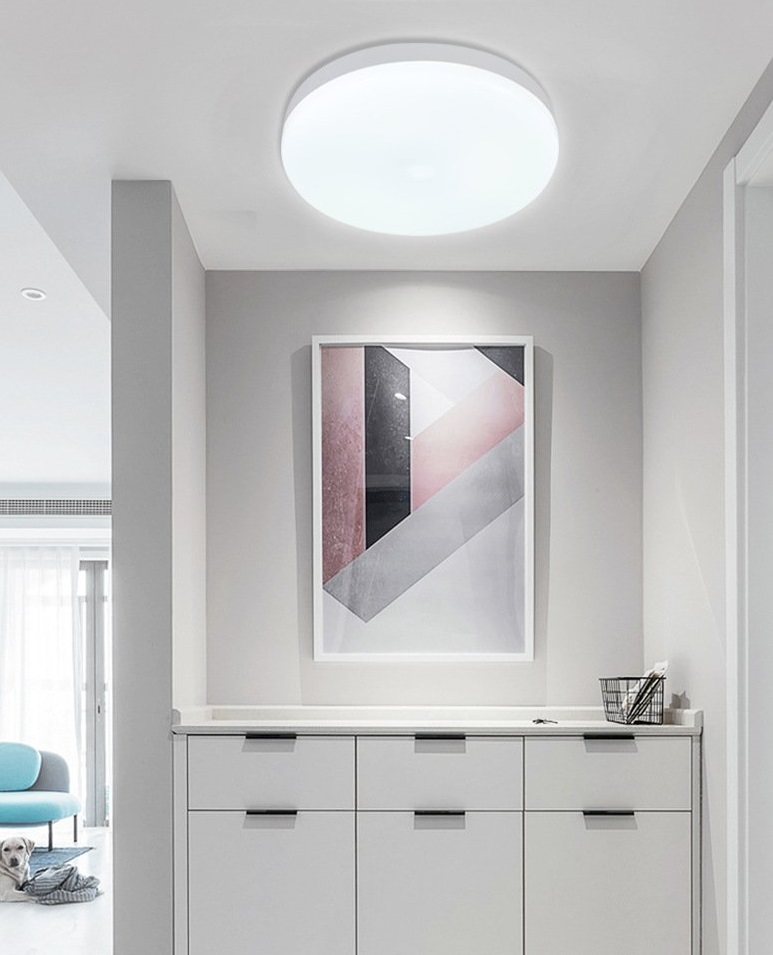 Bộ 2 Đèn LED Ốp Trần Tự Động Cảm Biến Cơ Thể Người Ceiling Tiles LIGHT 24W 6500K
