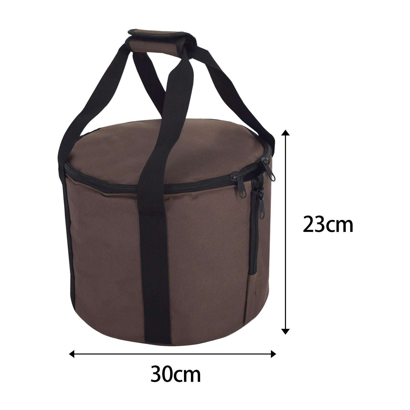 Slow Cooker Bag Soup Pot Storage Handbag Travel Carrier Kitchen Pot Organizer for Camping