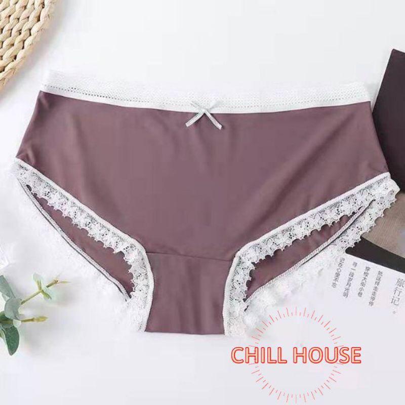 SIÊU PHẨM-Quần Lót Đúc Su Viền Ren - CHILLHOUSE