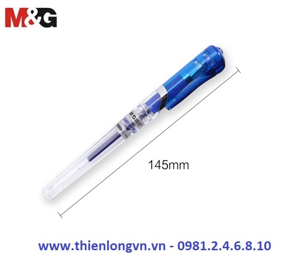 Hộp 12 cây Bút nước - bút gel 0.7mm M&G - GP1111 màu xanh