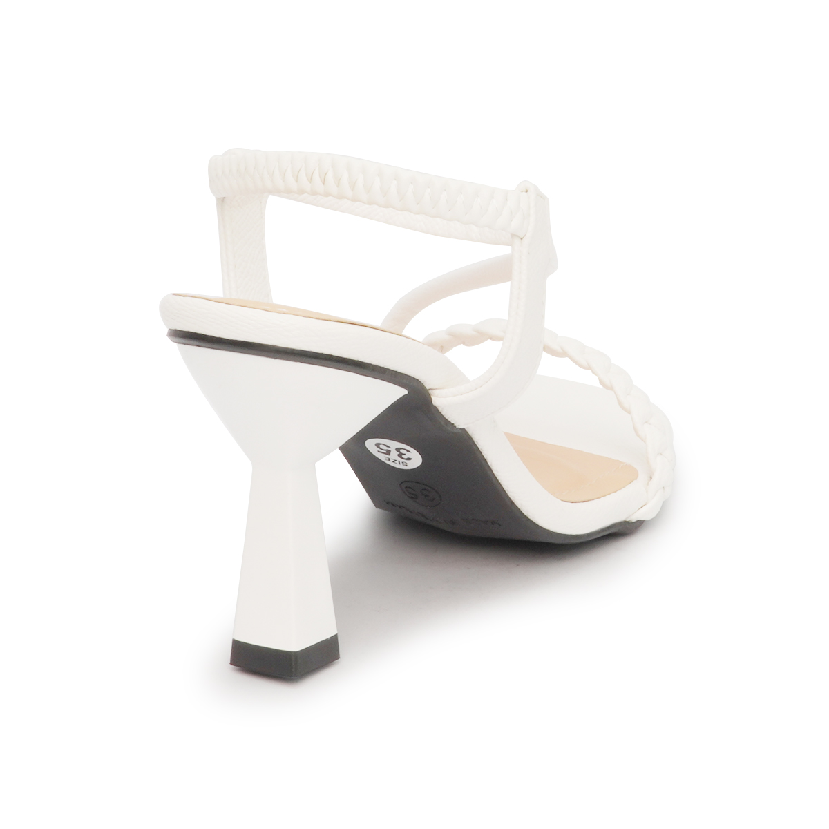 Sandal quai ngang thắc dây gót cao 5cm mã HNSDT7F779