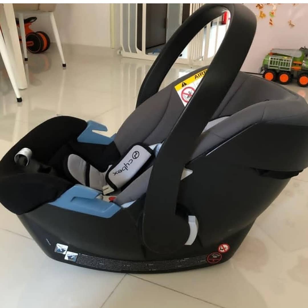 Ghế ngồi ô tô kiêm nôi xách thích hợp với xe đẩy cho bé Cybex Aton Car Seat