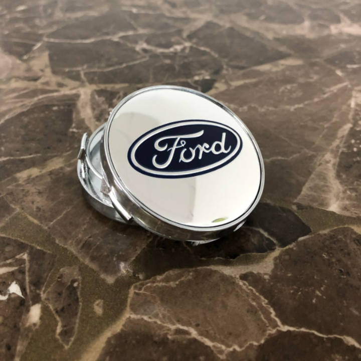 Logo chụp mâm bánh xe ô tô Ford đường kính 60mm