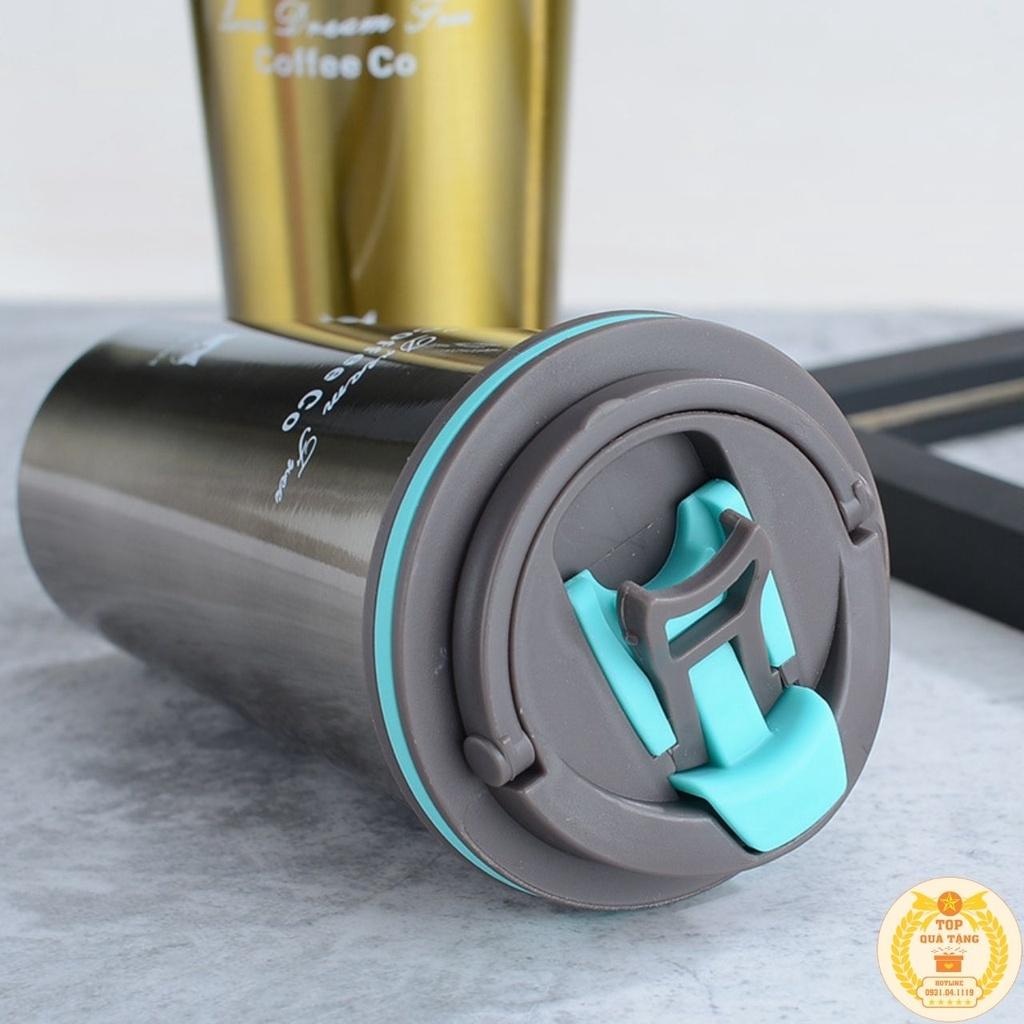 Cốc giữ nhiệt COFFEE CO VACUUM CUP 500ml Ly giữ nhiệt đựng cafe Inox cao cấp SUS 304 nắp có quay, chóng trà