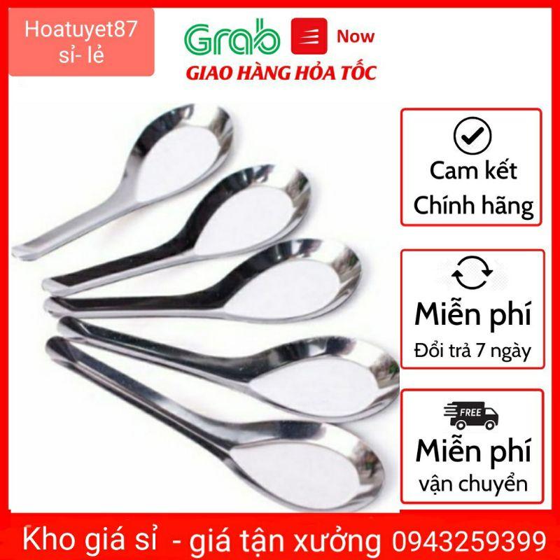 Thìa ăn súp - ăn cơm - phở chất liệu inox