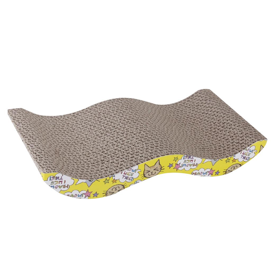 Corrugated Cardboard Cat kitten Scratcher Scratching Board Pad Post Bed Toy