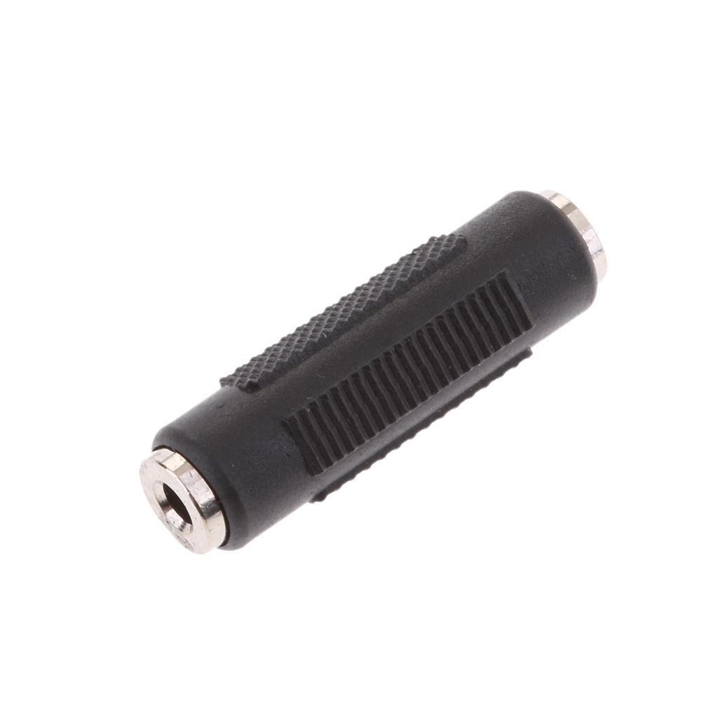 2X 3.5mm Stereo Audio Cable Adapter Female to Female Jack Coupler Adapter
