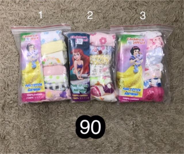 Set 7 quần chip Children Giftset bé gái hàng xuất