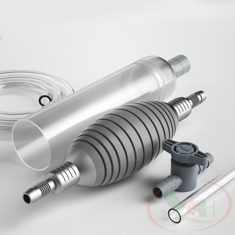 Bộ hút cặn thay nước bể DIY bóp tay vệ sinh hồ cá tép cảnh thủy sinh