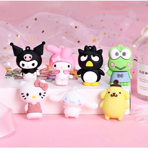 Mô hình Kitty và các bạn Cartoon Network dễ thương làm móc khóa, dán Jibbitz, DIY