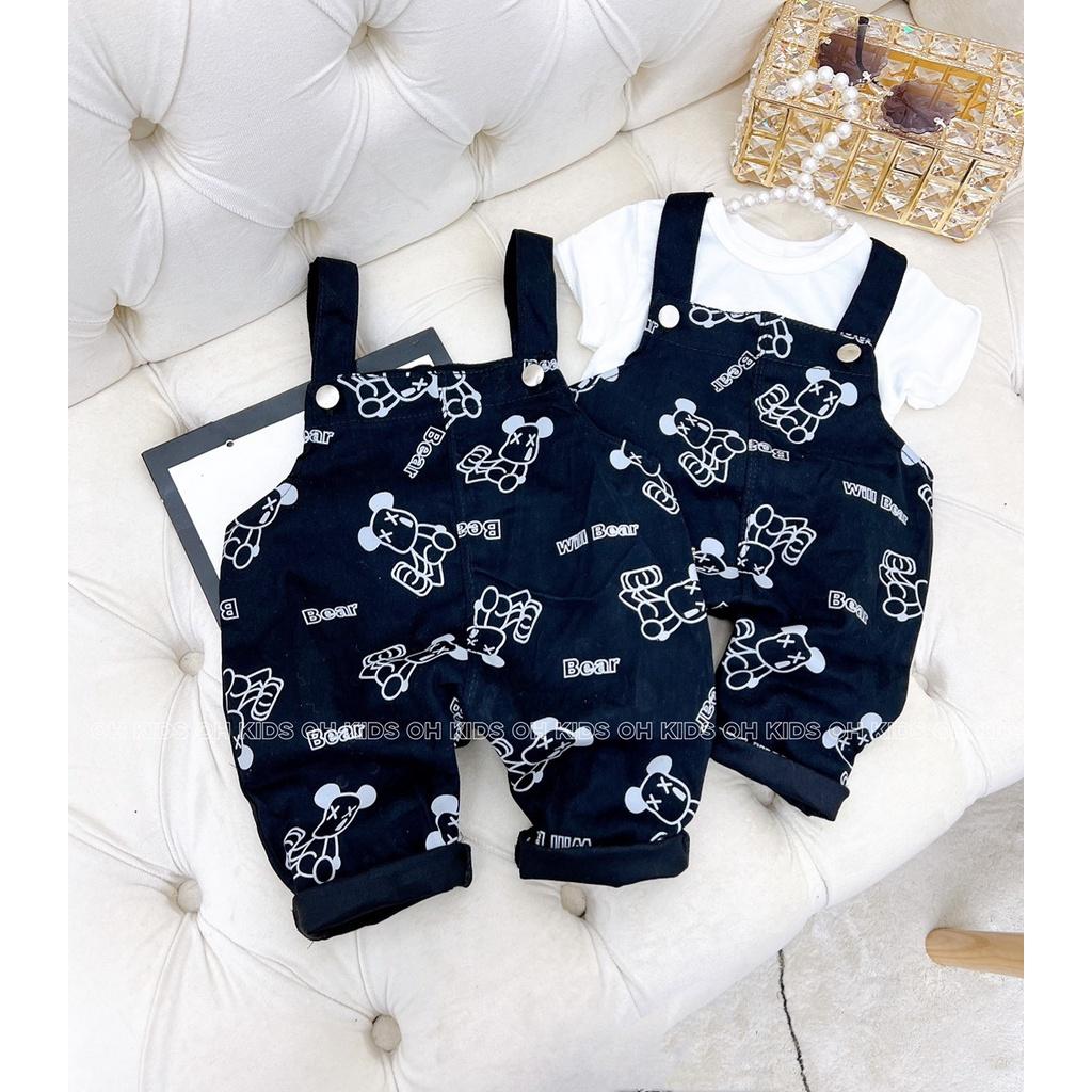 Body Yếm cho bé áo chất Cotton, yêm thô Mềm Mịn quần áo sơ sinh Bé Trai siêu dễ thương từ 0 đến 12 tháng