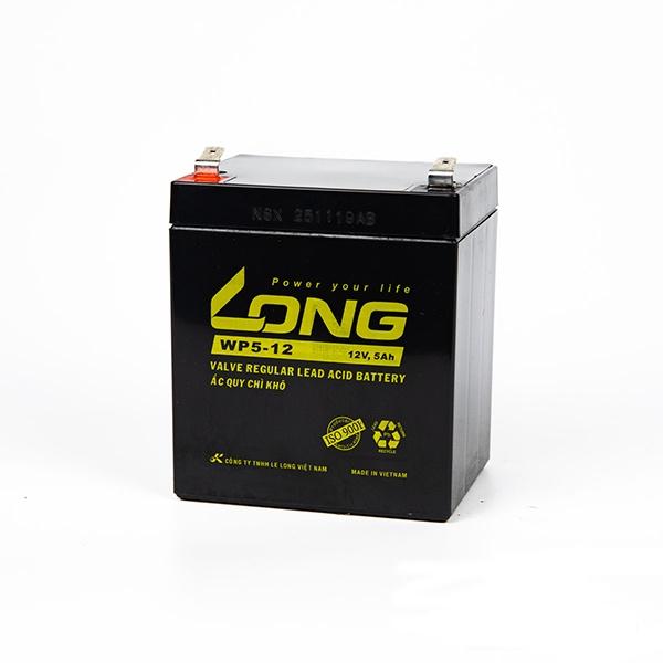 Ắc Quy Long 12V-5Ah WP5-12 - Chuyên Dùng Cho Nguồn Dự Phòng (UPS, Inverter, ...)