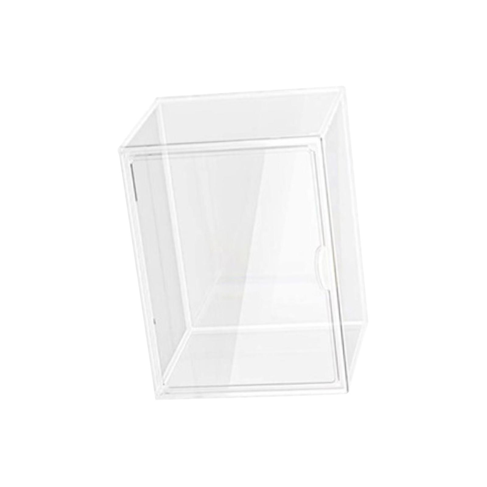Shoe Storage Box Stackable Collection Display Box Side Open Thicken Clear
