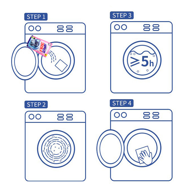 Bột tẩy vệ sinh lồng máy giặt Sandokkaebi Hàn Quốc 450g