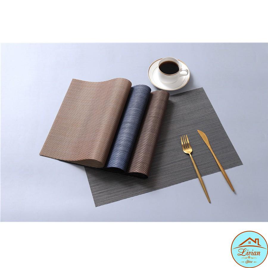 Tấm lót bàn ăn chống trơn trượt cách nhiệt giá rẻ nhiều màu sắc