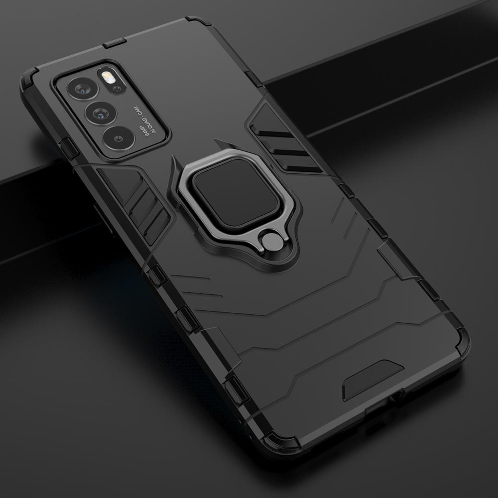 Ốp lưng dành cho Oppo Reno 6 Reno6 Z Reno6 Pro 5G chống sốc iron man kèm nhẫn iring Bảo vệ camera và chống xem video tiện lợi