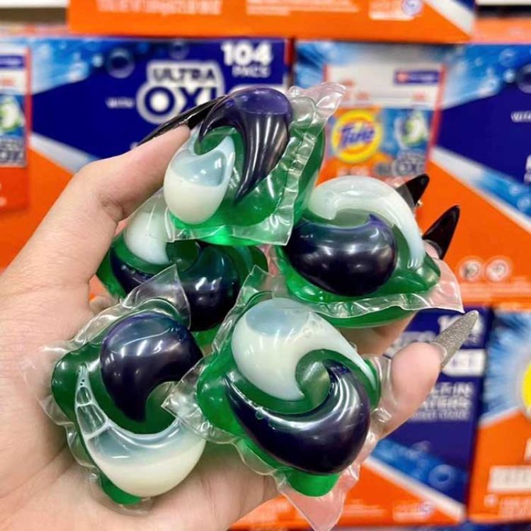 Thùng Viên Giặt Tide PODS Ultra Oxi Liquid Detergent 104 viên