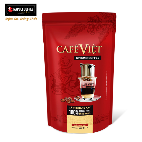 Combo Cà Phê Hạt Robusta/Arabica Và Cà Phê Việt Robusta - Napoli Coffee
