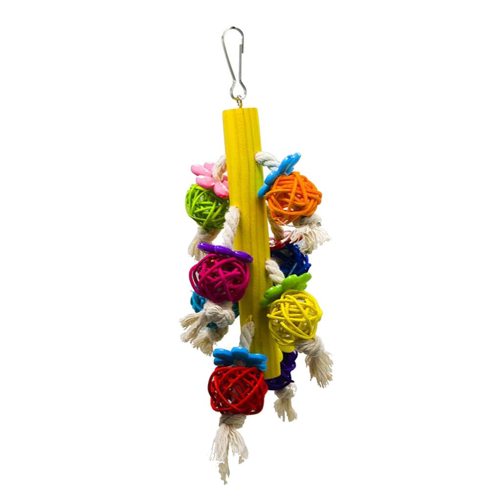 Parrot Cage Toys Bird Chew Toys Swing Toys Rope for Budgies Parakeet Cockatiels