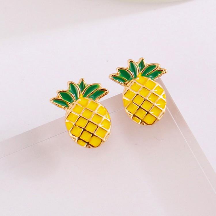 Bông tai trái dứa cute