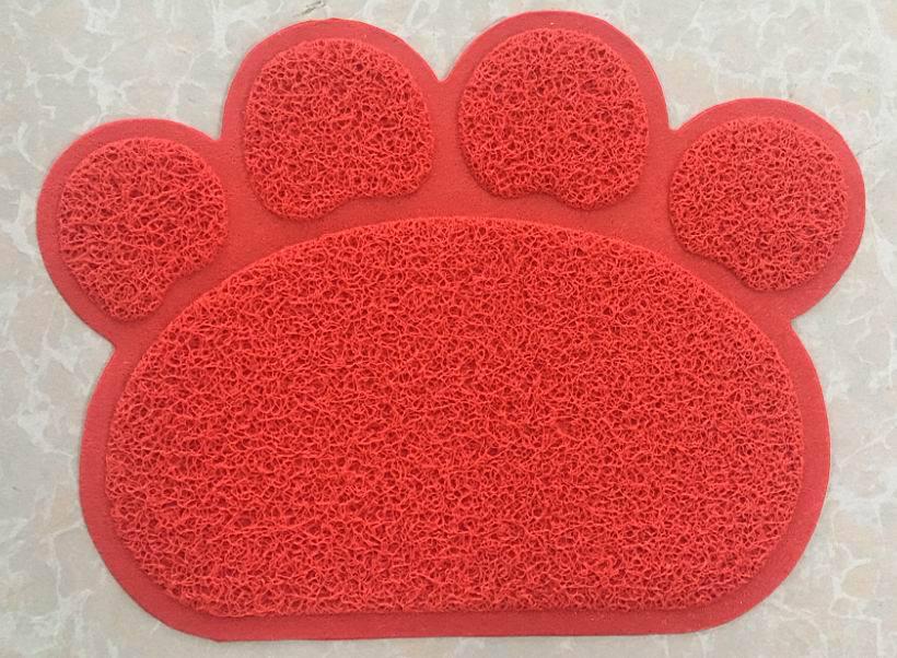 Mat lứa con mèo hình paw, 45*60 cm