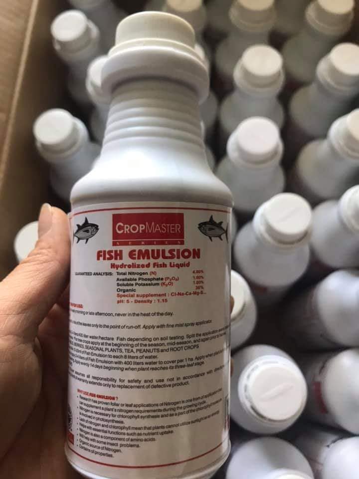 Phân bón lá hữu cơ Đạm cá Mỹ Fish Emulsion