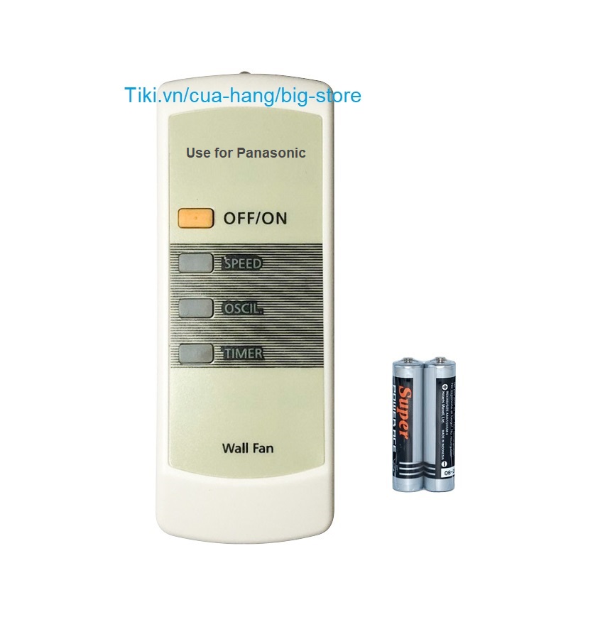 Remote Quạt Máy Dành Cho Panasonic Điều Khiển Từ Xa Quạt Treo Tường