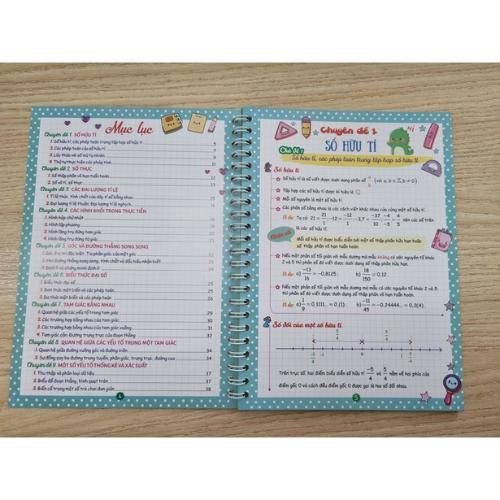 Sách - notebook toán 7 (dùng chung cho các bộ sgk hiện hành) + HA